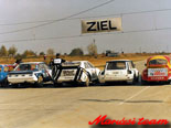 1986, els� EB rajtom, mellettem az Eur�pa bajnok Andy Bentza.