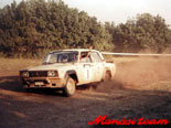 1986, Veszpr�m Rallye. ... majd integet�nk a fot�sok kedv��rt.